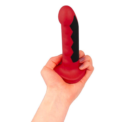 ElectraStim silicone Komodo dildo in a deep purple colour for electro sex stimulation.