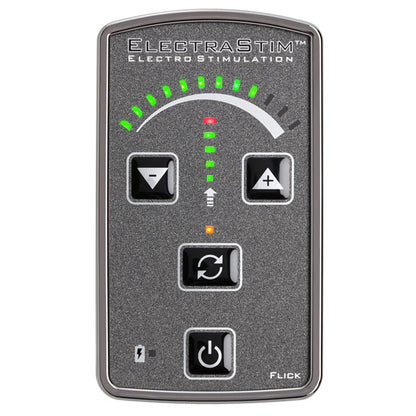 electrastim flick electro sex stimulation pack with metal components and grey cables