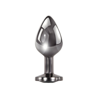 Evolved black gem anal plug set, graduated sizes with smooth, comfortable design for pleasure.
