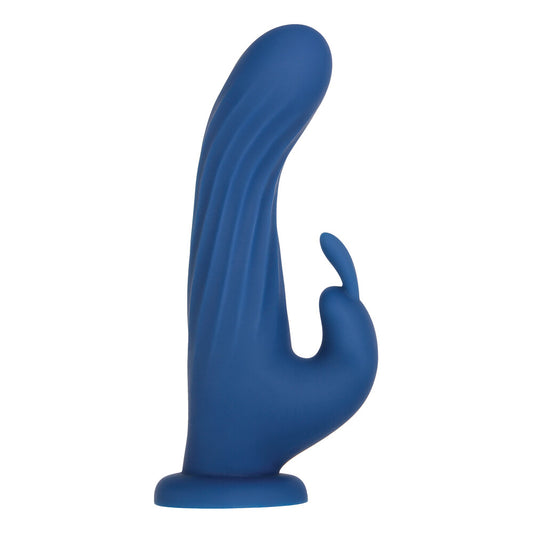 Rotating bunny vibrator with a comfortable grip, designed for internal and external stimulation.