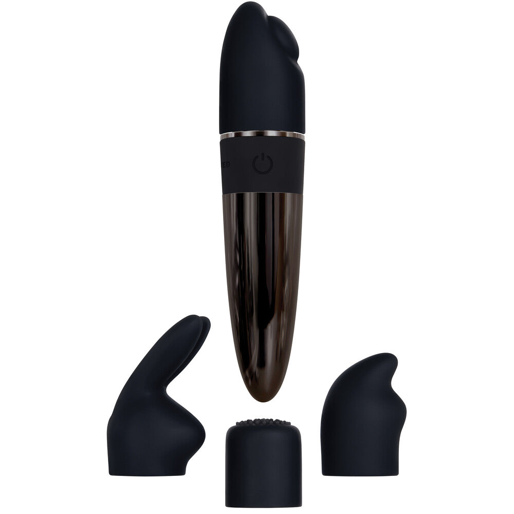 Evolved Tiny Treasures kit of five mini silicone vibrators in assorted colours.