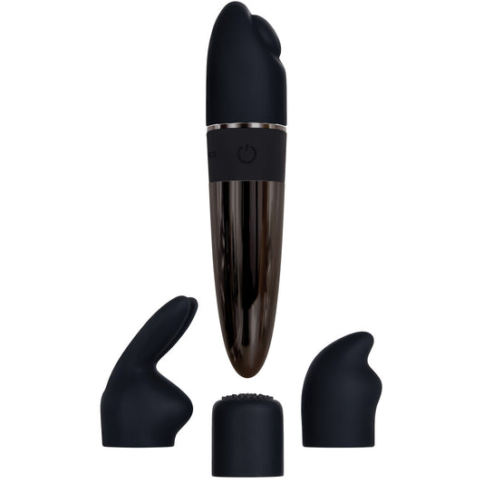 Evolved Tiny Treasures kit of five mini silicone vibrators in assorted colours.