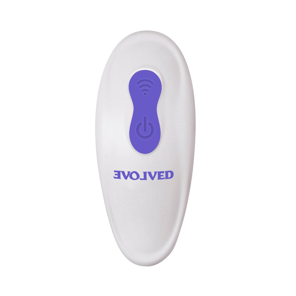 Evolved Anywhere Vibe vibrator, ribbed design, in a smooth, body-safe silicone material.