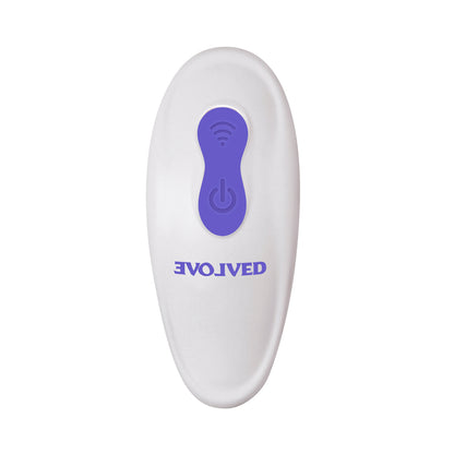 Evolved Anywhere Vibe vibrator, ribbed design, in a smooth, body-safe silicone material.