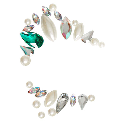 Arista eye jewels sticker, shimmering body jewellery for a touch of festival sparkle.