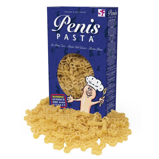 Spencer and Fleetwood's penis pasta, a cheeky edible treat made of durum wheat.