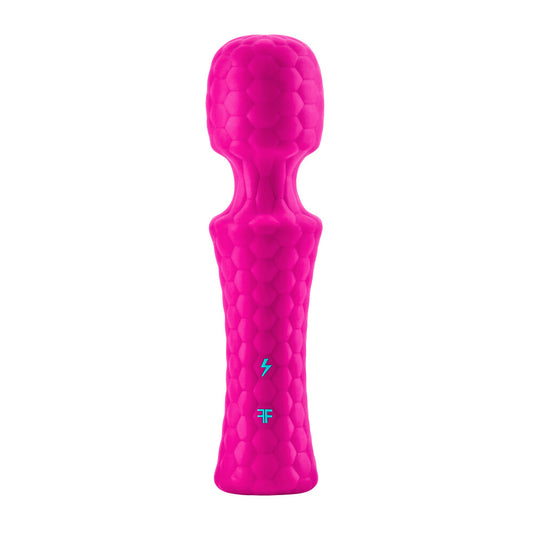 FemmeFunn Ultra Wand Mini: a small, purple personal massager with a smooth, ergonomic design.