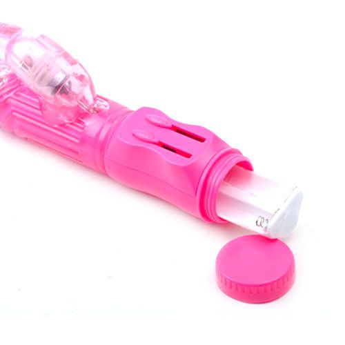 A basic pink rabbit vibrator from various toy brands, a fun bedroom toy.