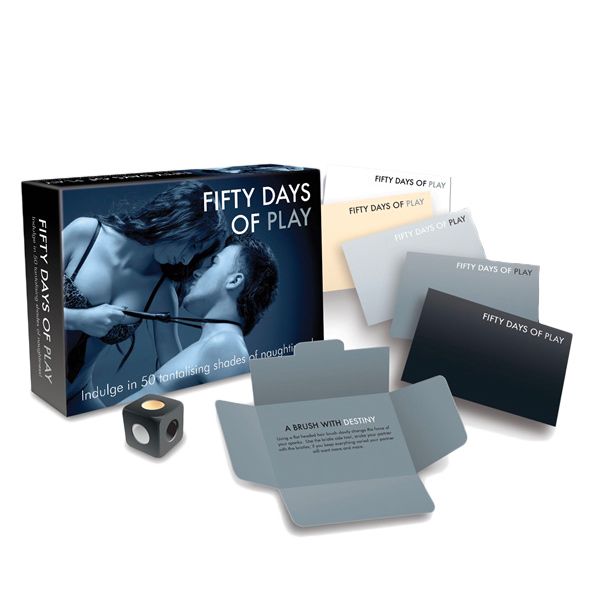 The 'fifty days of play' naughty adult game by creative conceptions – guaranteed fun for couples.