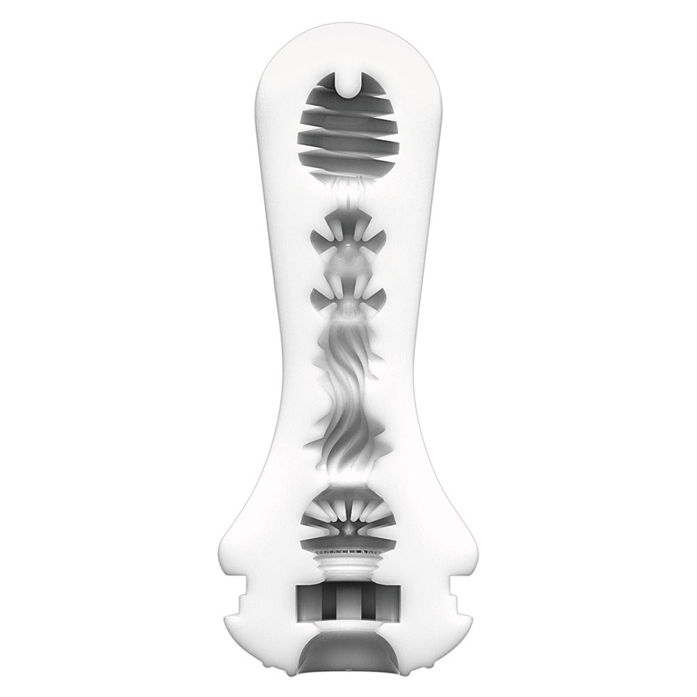 tenga flex rocky black masturbator, textured for intense pleasure and personal enjoyment.