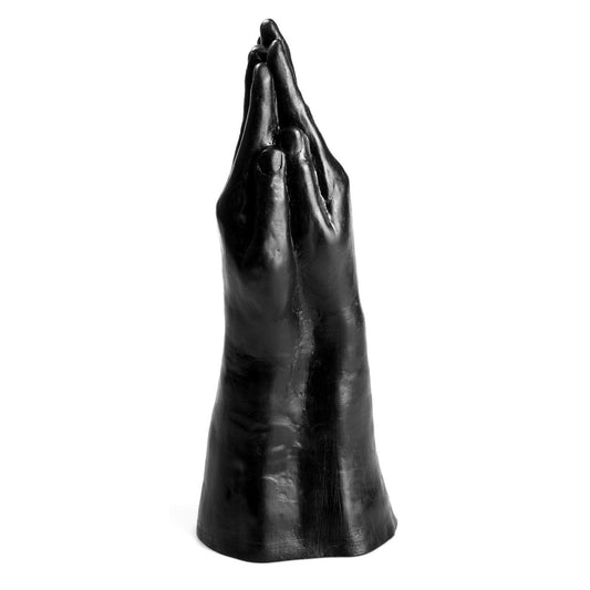 Deep black, realistically textured dildo from various toy brands, designed for intense pleasure.