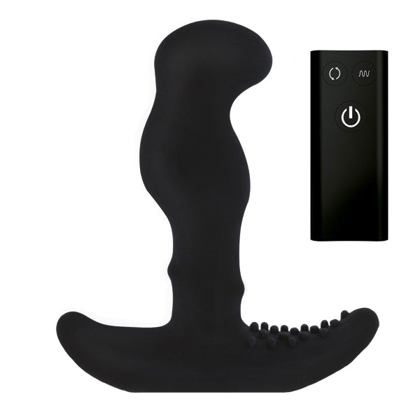 The Nexus G-Stroker, a vibrating massager, showing its sleek design and tactile material.