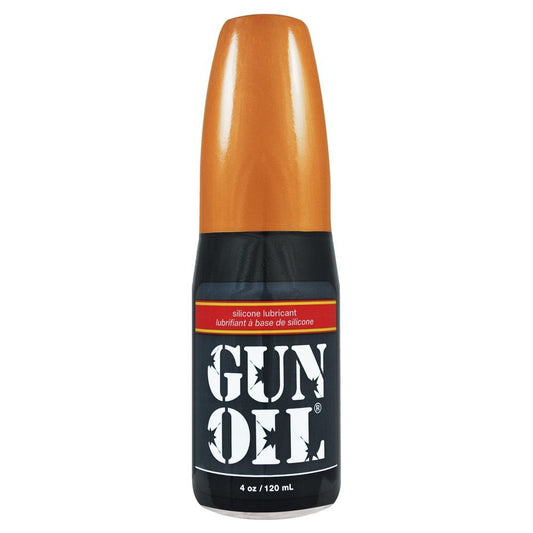 Gun Oil transparent lube 120ml bottle, a clear lubricant for enhanced pleasure and comfort.