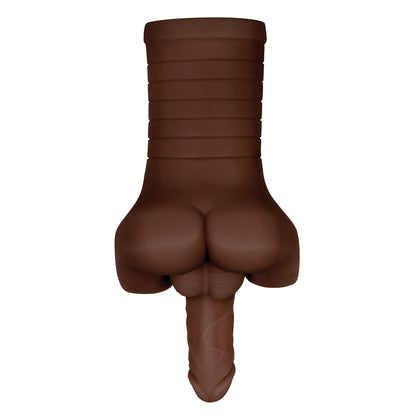 Flesh brown gender x back door bash masturbator, realistic texture for solo fun.