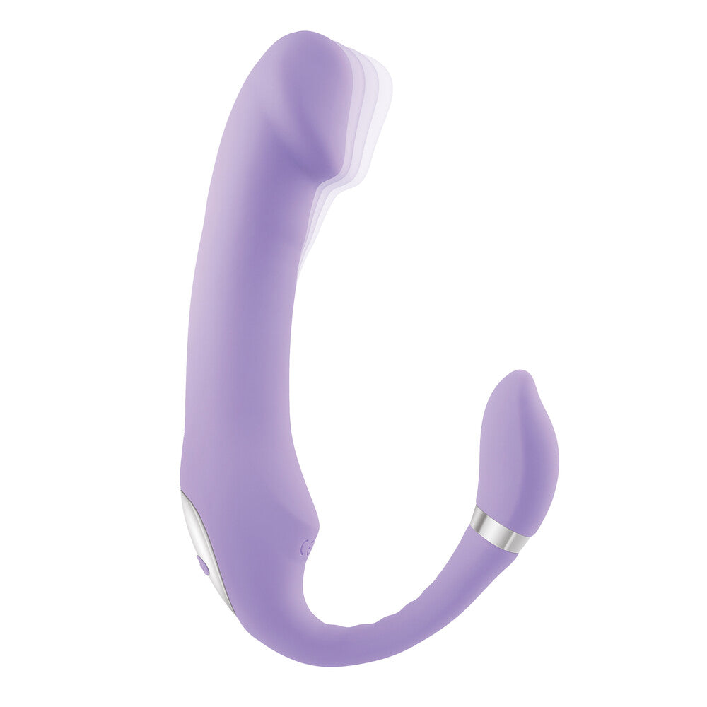 C-shaped orchid vibrator for clitoral stimulation, from Evolved Sex Toys. Gender X range.