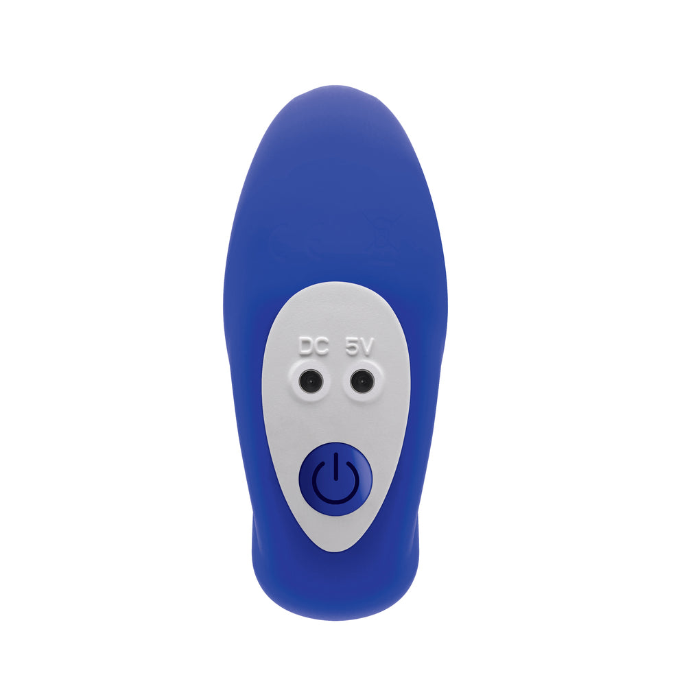 Evolved Sex Toys vibrating buttplug, beaded design for anal pleasure, in gender neutral colour.