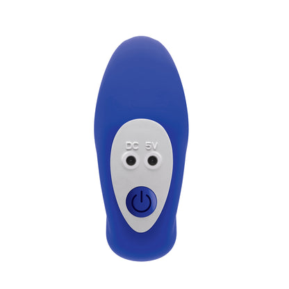 Evolved Sex Toys vibrating buttplug, beaded design for anal pleasure, in gender neutral colour.