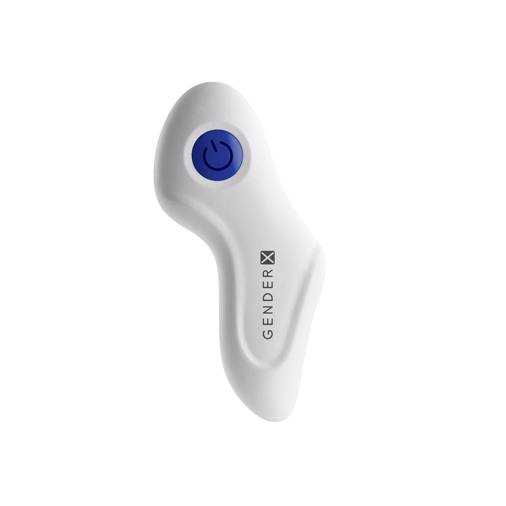 A vibrating beaded buttplug from evolved sex toys, designed for gender x pleasure.