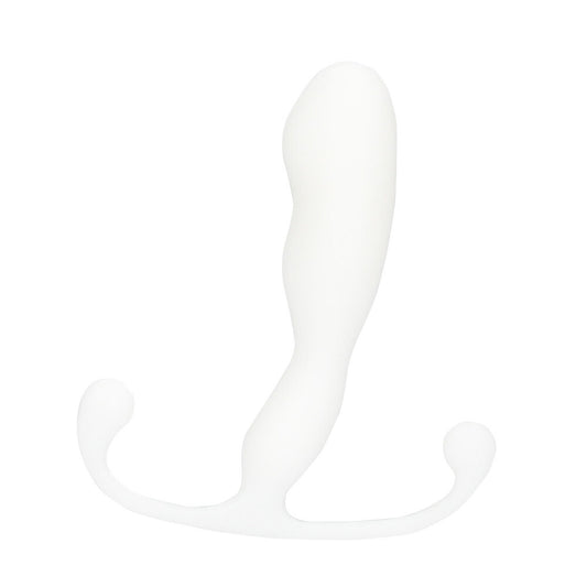 Aneros helix trident series prostate massager, distinctive helix design, smooth finish.