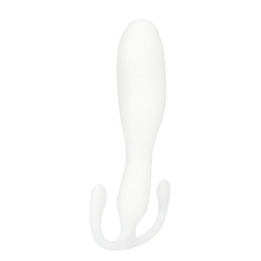 Aneros helix trident prostate massager, smooth black material, three-pronged design for enhanced stimulation.