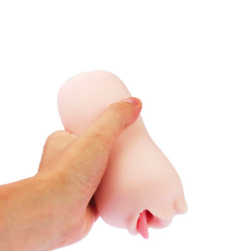 Utensil Race magic eyes mouth of truth masturbator, soft material, for sensual pleasure.