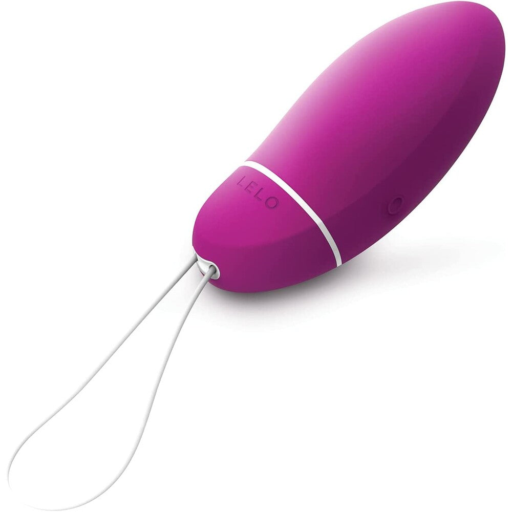 Deep rose Lelo Luna Smart Bead, a luxurious pleasure object with a smooth finish.