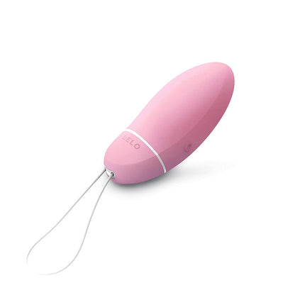 A pink lelo luna smart bead, a pleasure object, showcasing its smooth, ergonomic design.