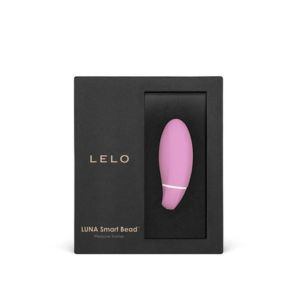 Pink lelo luna smart bead, a vibrating kegel exerciser for pelvic floor fitness.