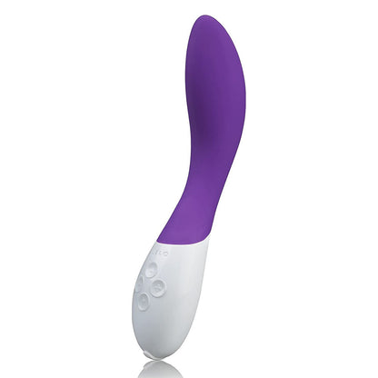 Purple lelo mona 2 g-spot massager, a smooth, body-safe silicone pleasure object