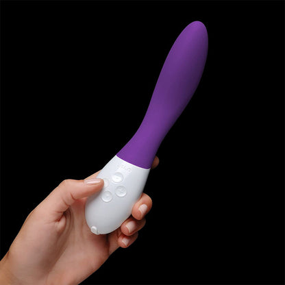 Purple lelo mona 2 g-spot massager made from smooth silicone, a pleasure product.