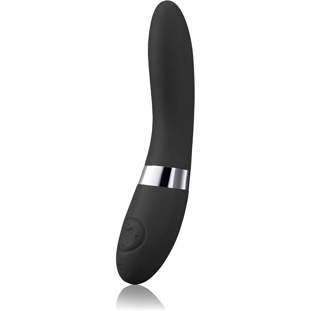 Lelo elise 2 g-spot vibrator in black, a dual powered pleasure device.