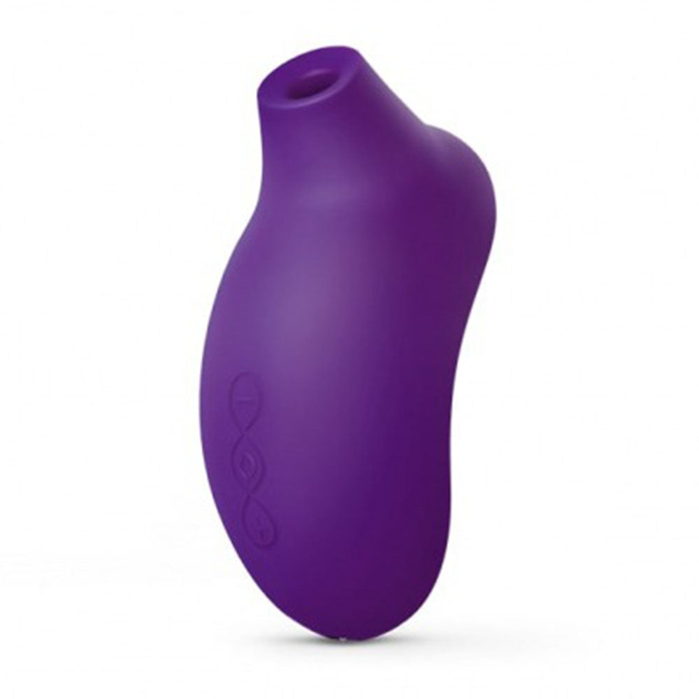 Close-up of a purple lelo sona cruise 2 vibrator, smooth and ergonomic design