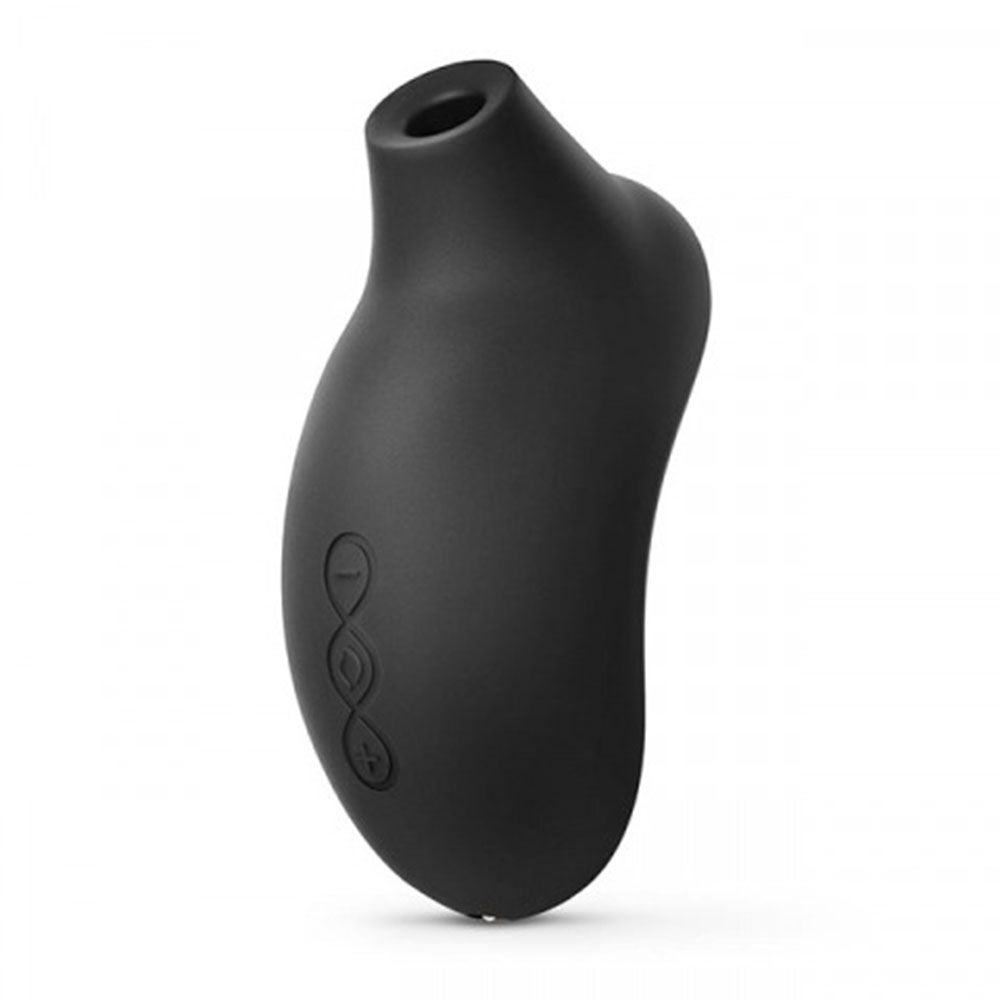 Close-up of the Lelo Sona Cruise 2 vibrator in black, a pleasure product.