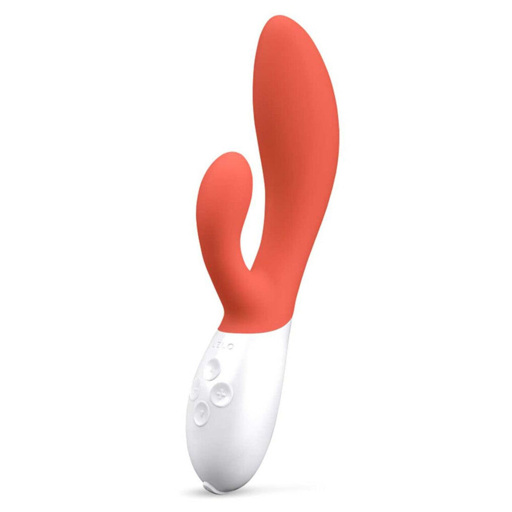 Coral Lelo Ina 3 dual action massager with a smooth, body-safe silicone finish.