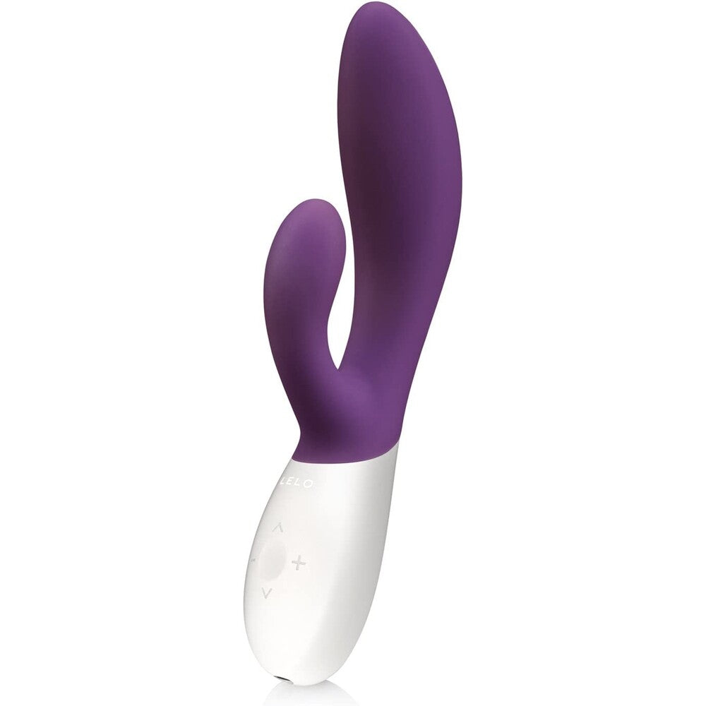 Plum-coloured rechargeable g-spot vibrator with smooth, body-safe silicone finish for sensual pleasure