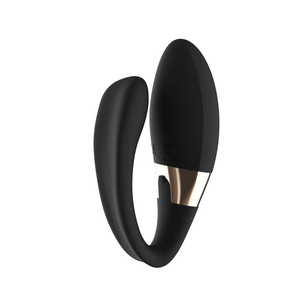 The lelo tiani duo, a luxury couples massager with clitoral stimulation, in a sleek design.