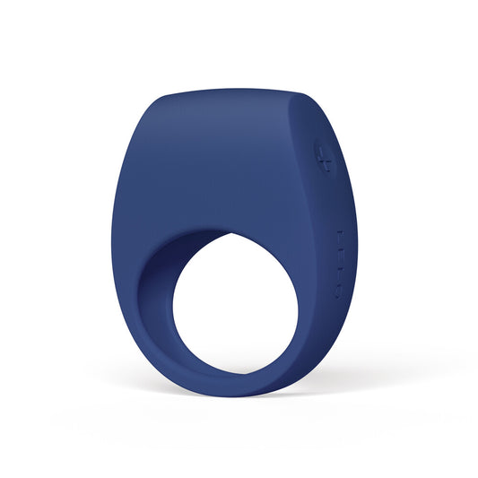 Lelo Tor 3 vibrating couples ring in dark grey silicone for enhanced pleasure.