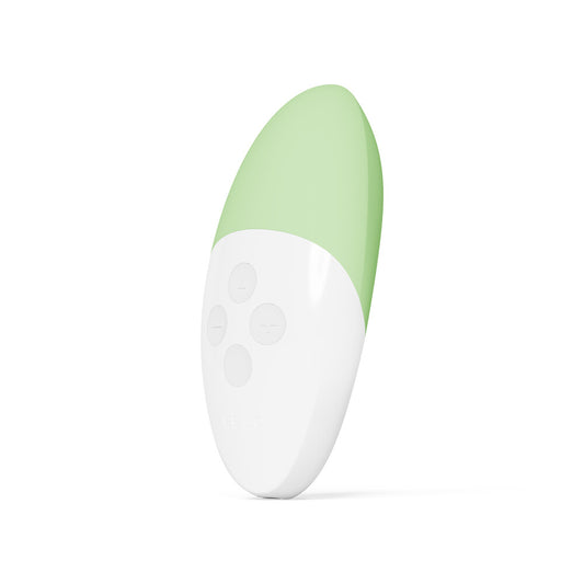 A lush green lelo siri 3 clitoral vibrator, designed for external pleasure and stimulation.
