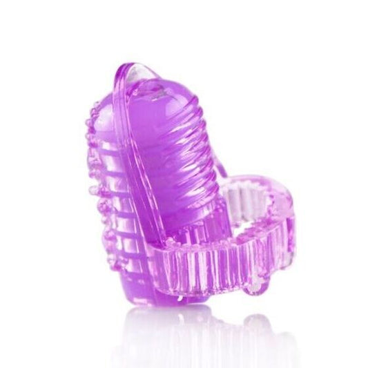 The Screaming O LingO tongue vibrator, a small purple pleasure toy for oral fun.