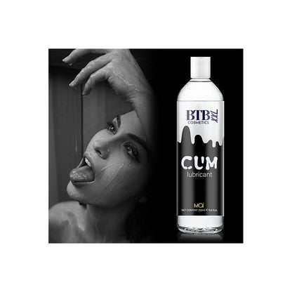 Love Kinx BTB XXL cum lubricant in a clear bottle, 250ml size, for intimate use.