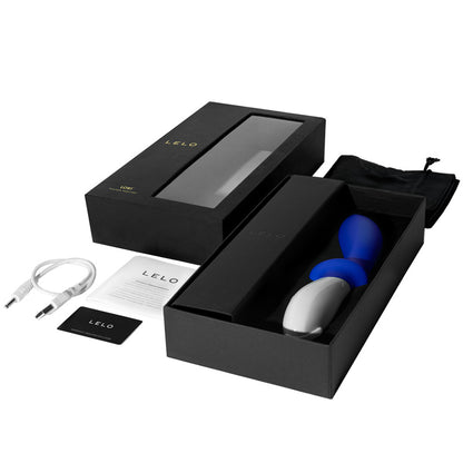 Blue lelo loki prostate massager, a sleek and luxurious personal pleasure device.
