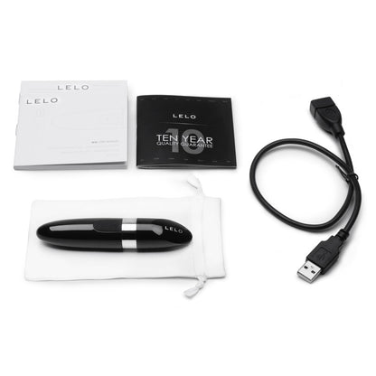 The sleek black lelo mia version 2 vibrator, featuring a smooth, luxurious finish.