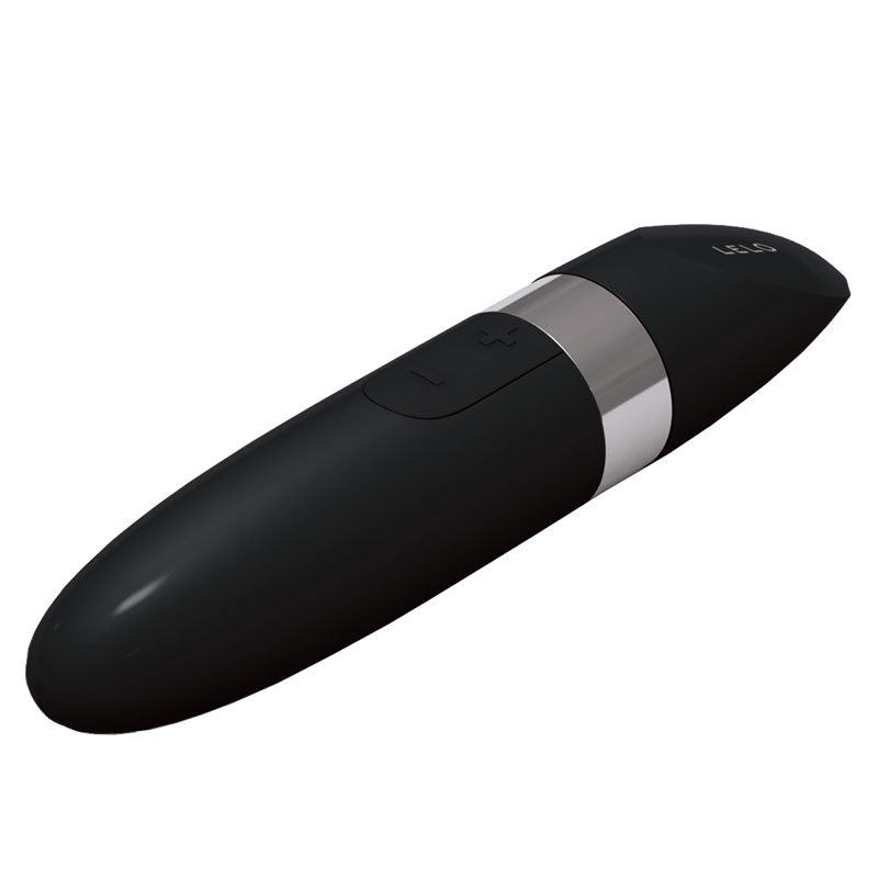 Lelo Mia Version 2 in black, a luxurious rechargeable vibrator with a smooth finish.