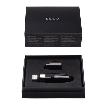 The sleek, black Lelo Mia 2 rechargeable vibrator with a smooth, luxury finish.