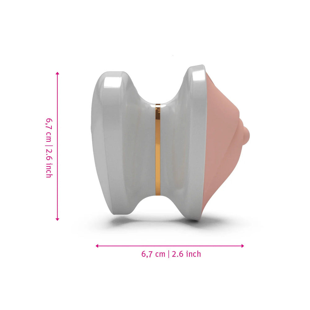 Mystim hearts desire clitoral stimulator, a vibrant pink pleasure toy for delightful sensations.