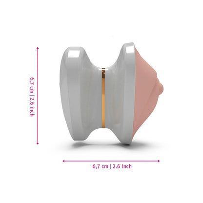 Mystim hearts desire clitoral stimulator, a vibrant pink pleasure toy for delightful sensations.