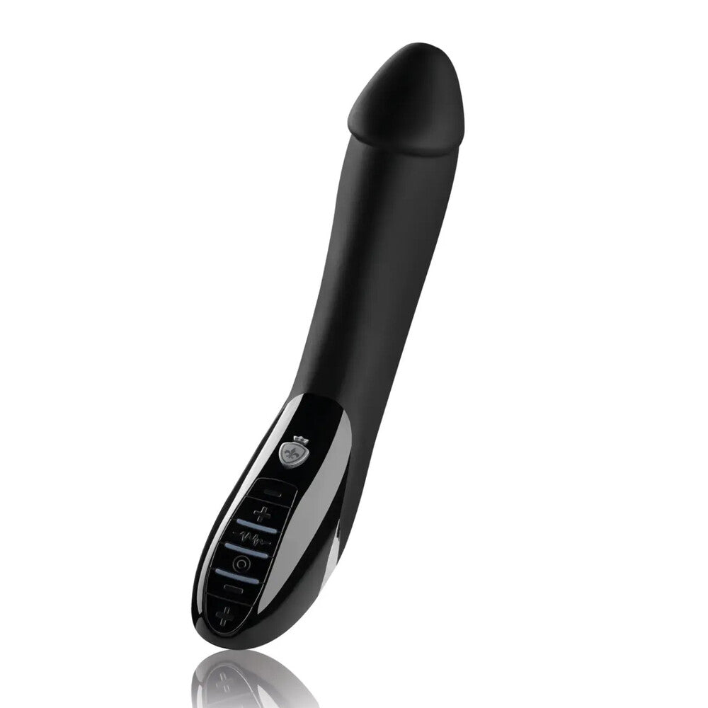 MyStim Tickling Truman e-stim vibrator for electro sex stimulation, showing the sleek design.