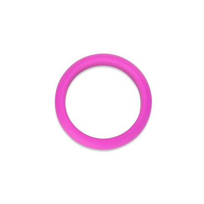 Close-up of a smooth, grey silicone ring from Me You Us, a love ring.