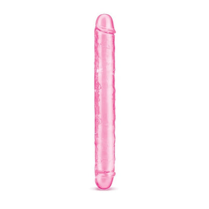 me you us ultra double dildo in pink, a dual-ended sex toy for couples.