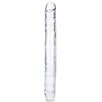 Me You Us ultra double dildo, 15 inches long, realistic skin tone, for shared pleasure.